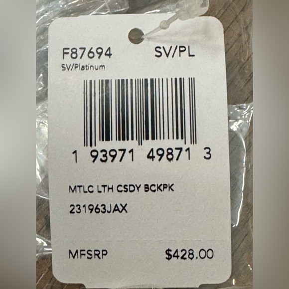 Coach - Metallic Backpack - Picture 4 of 4